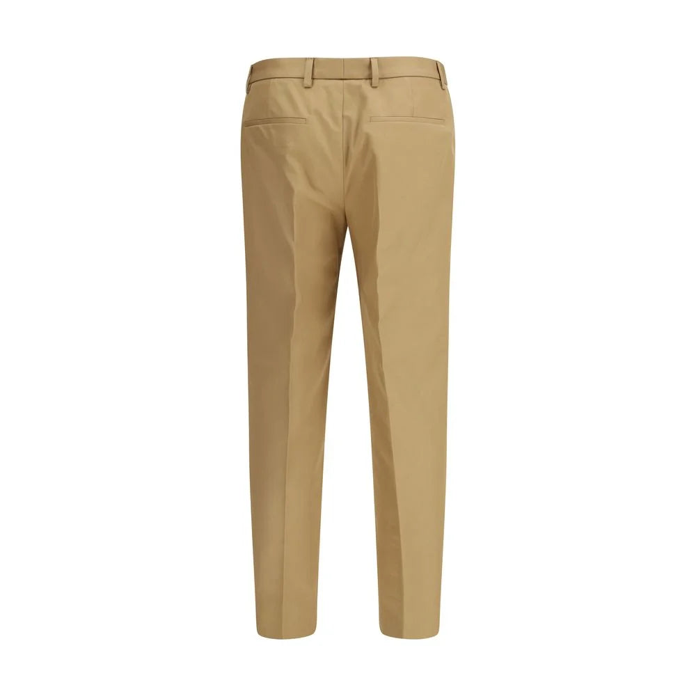Gucci Beige Cotton Casual Pants - IT46 | S