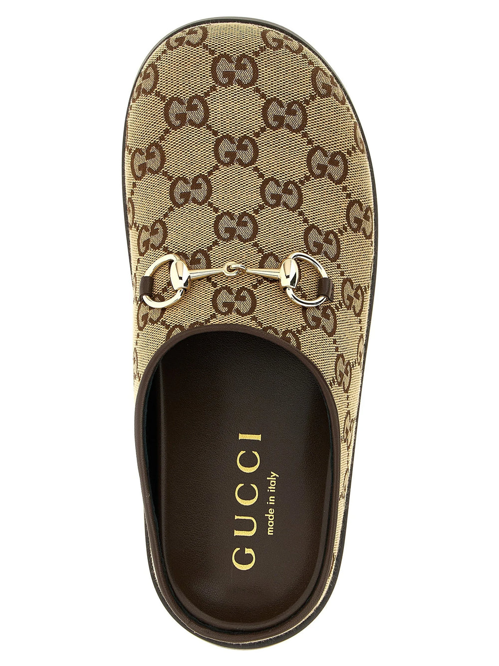Gucci Beige Cotton Mules - EU35/US5