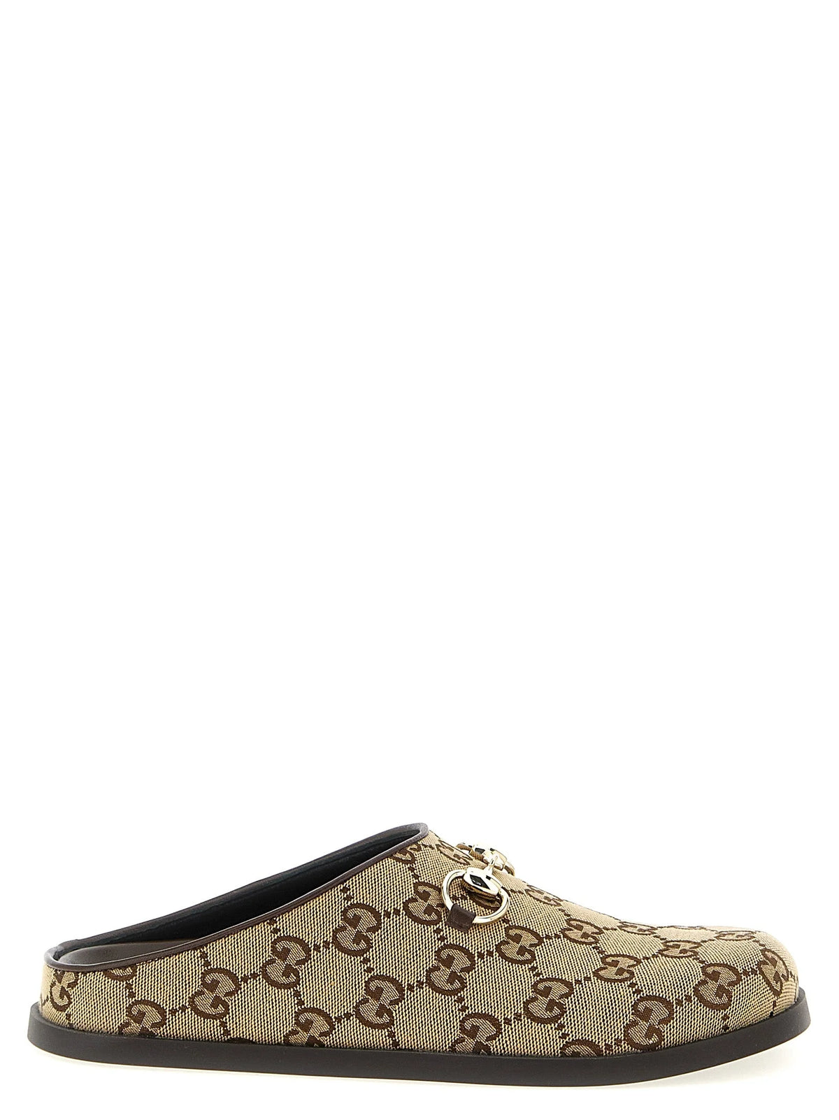 Gucci Beige Cotton Mules - EU35/US5