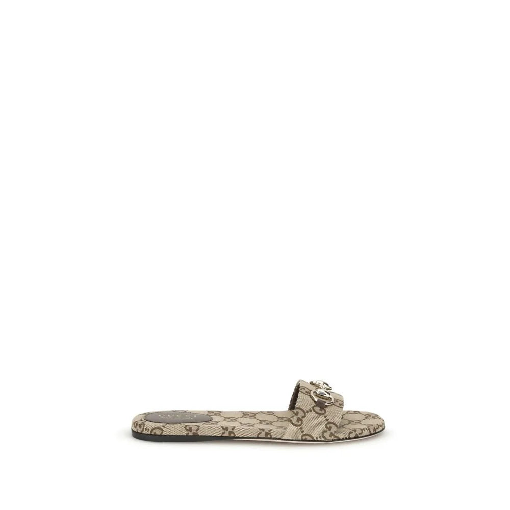 Gucci Beige Cotton Sandals - EU36/US6