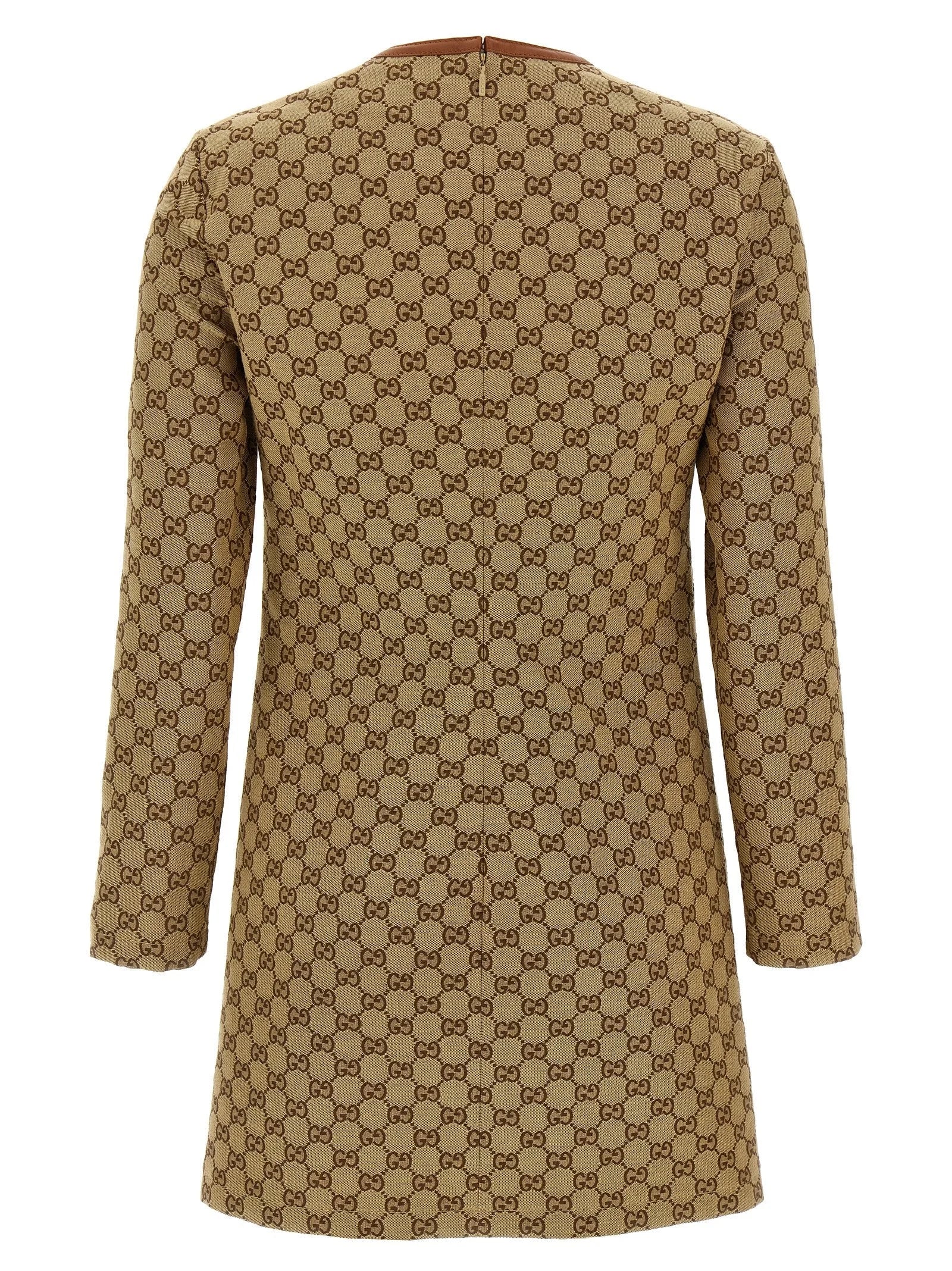 Gucci Beige Cotton Short Dress - IT42