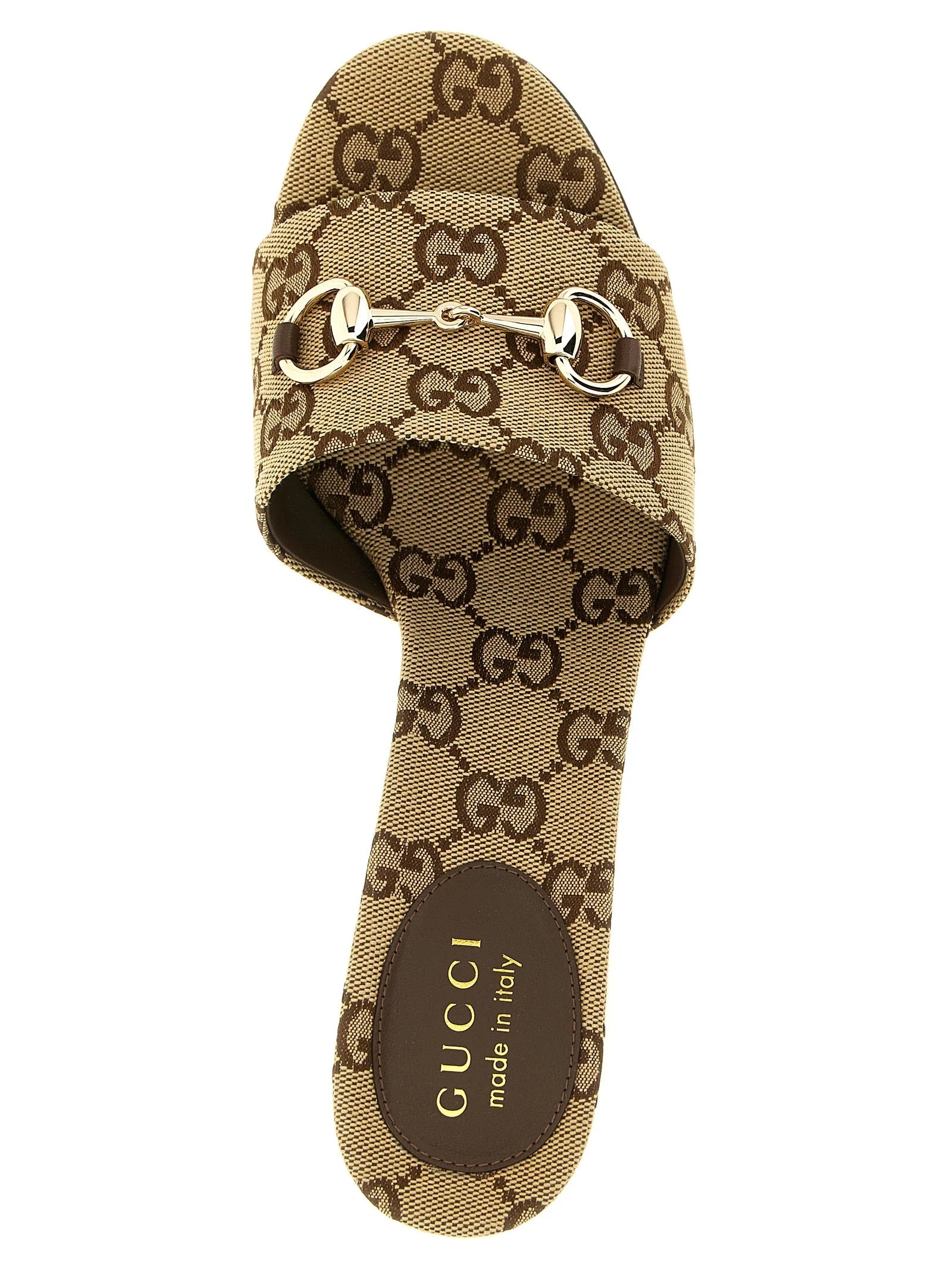 Gucci Beige Cotton Slides - EU41/US11