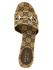 Gucci Beige Cotton Slides - EU41/US11