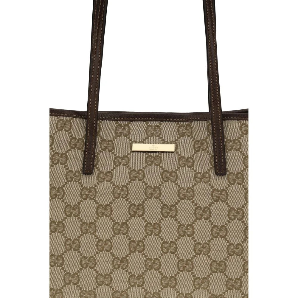 Gucci Beige Fabric Handbag