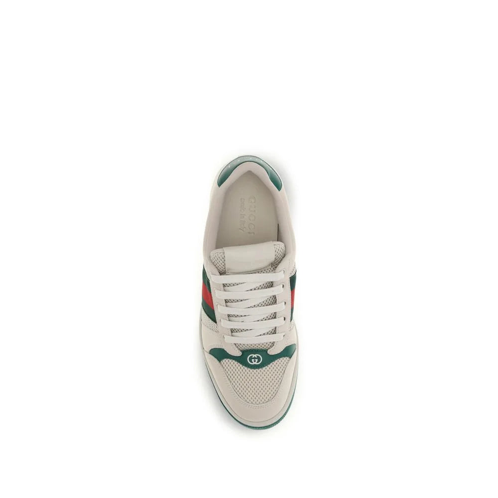 Gucci Beige Fabric Low Top Sneakers - EU41.5/US8.5