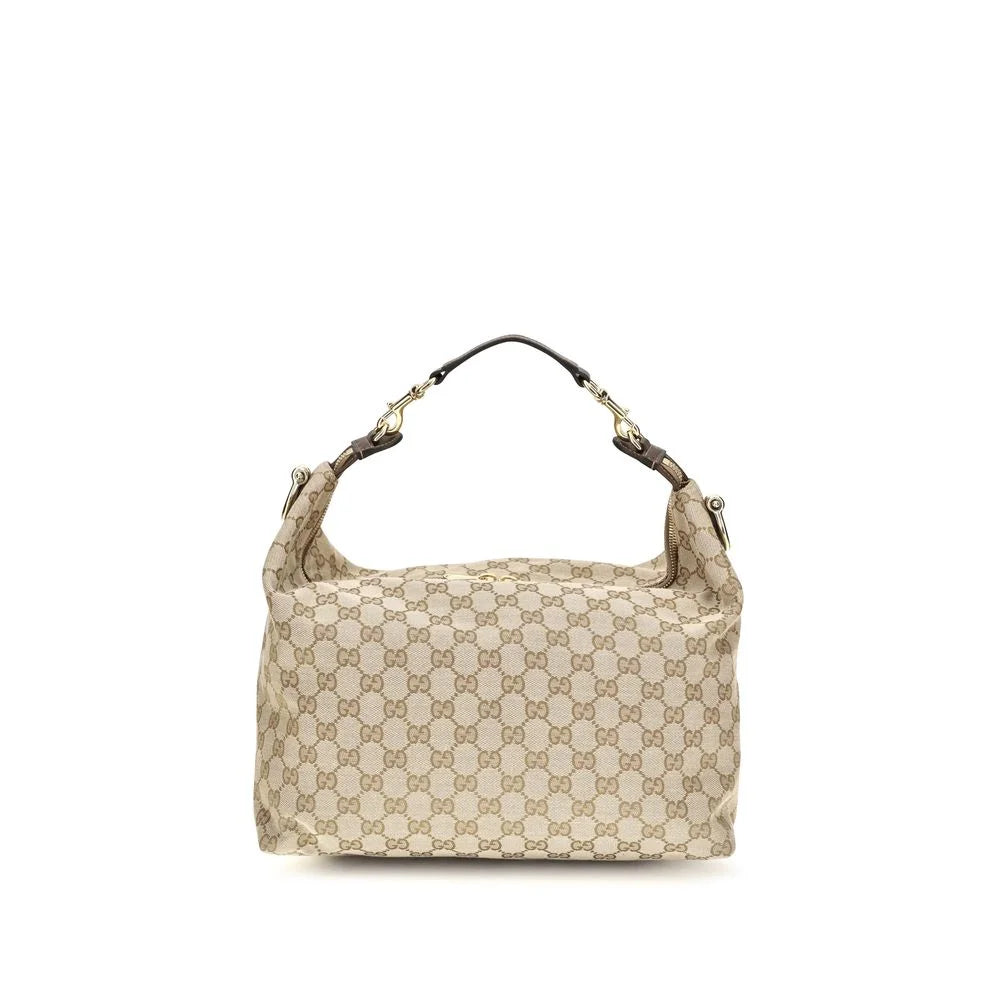 Gucci Beige Fabric Shoulder Bag