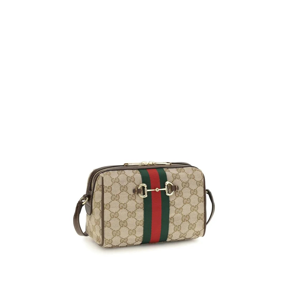 Gucci beige skulderveske i stoff