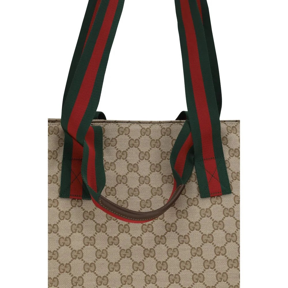 Gucci Béžová kabelka přes rameno z látky