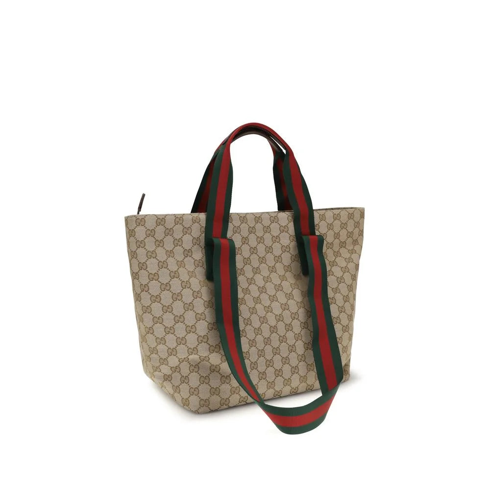 Gucci Béžová kabelka přes rameno z látky