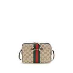 Gucci beige skulderveske i stoff