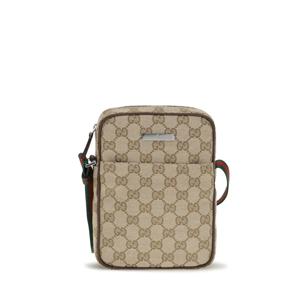Gucci Beige Fabric Shoulder Bag