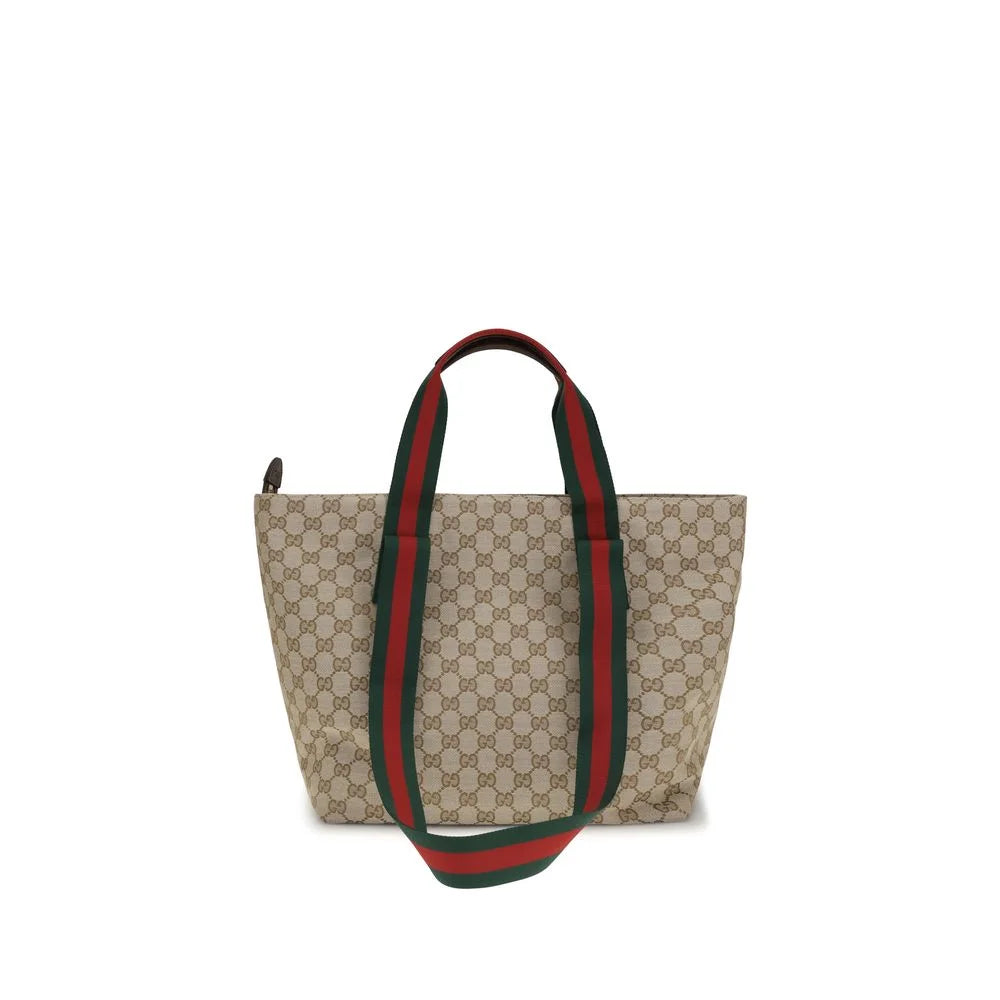 Gucci Béžová kabelka přes rameno z látky