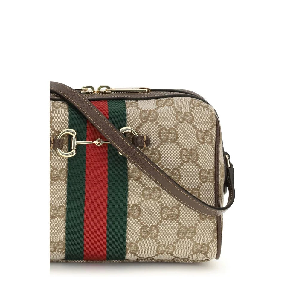 Gucci beige skulderveske i stoff
