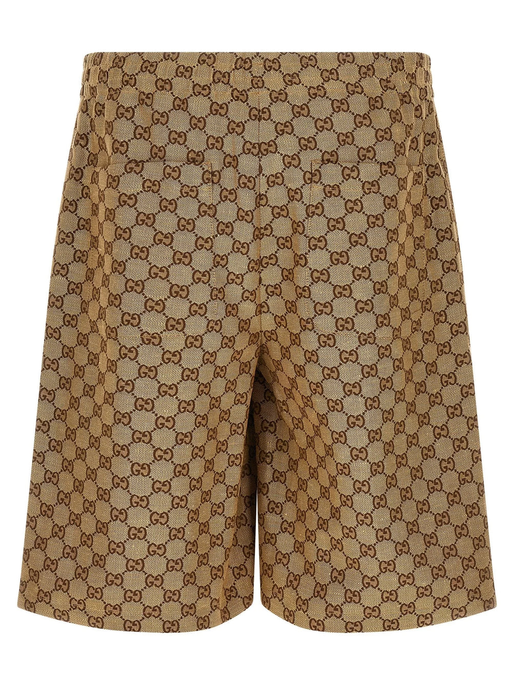 Gucci Beige Linen Bermuda Shorts - 48 | M