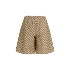 Gucci Beige Linen Bermuda Shorts - IT48 | M