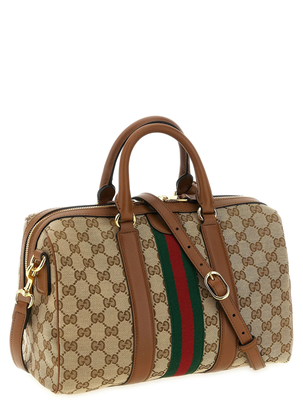 Gucci Beige Polyester Handbag