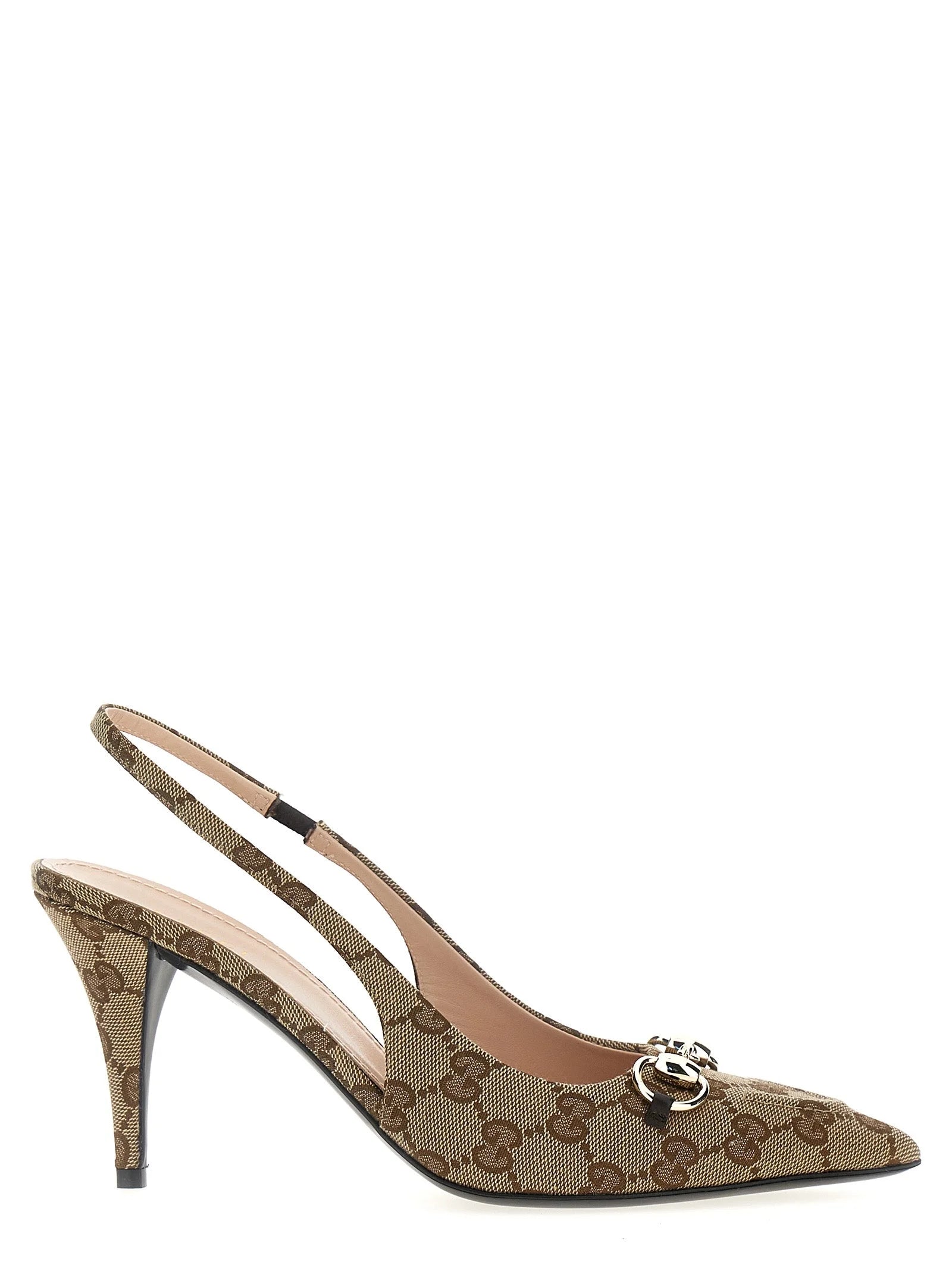 Gucci Beige Polyester High Heel Pumps - EU38/US8