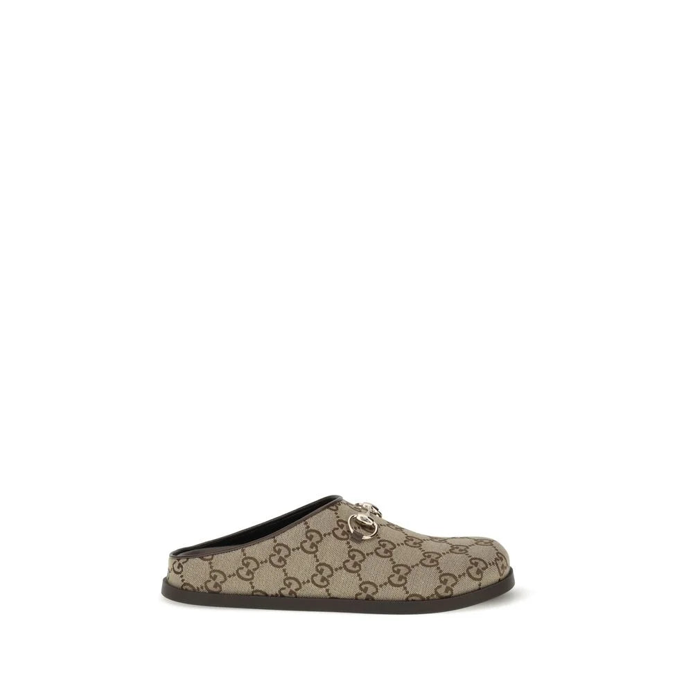 Gucci Beige Rubber Mules - EU37.5/US7.5