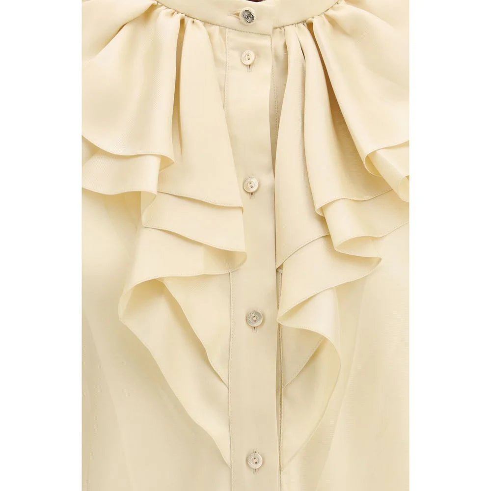 Gucci Beige Silk Shirt - IT42 | L