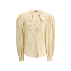 Gucci Beige Silk Shirt - IT42 | L