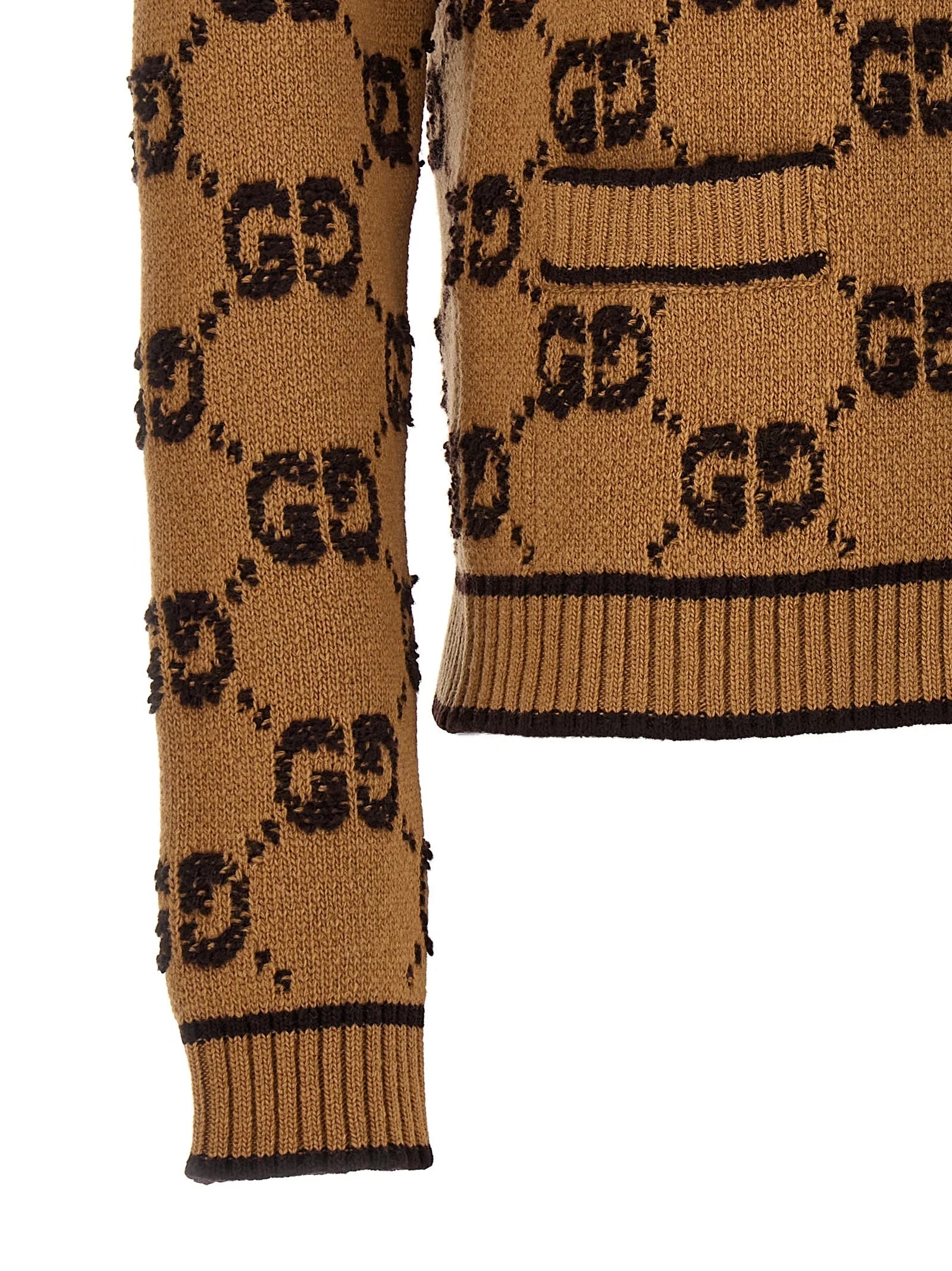Gucci Beige Wool Cardigan - XS