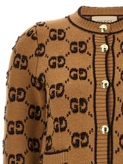 Gucci Beige Wool Cardigan - XS