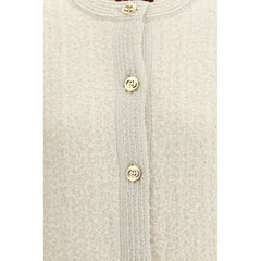 Gucci Beige Wool Cardigan - XS