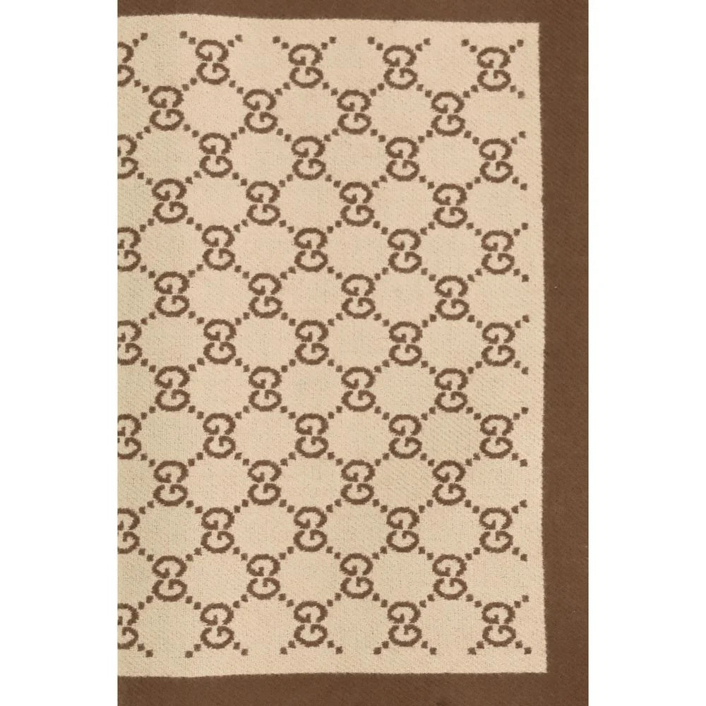 Gucci Beige Wool Oves Aries Scarf
