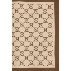 Gucci Beige Wool Oves Aries Scarf