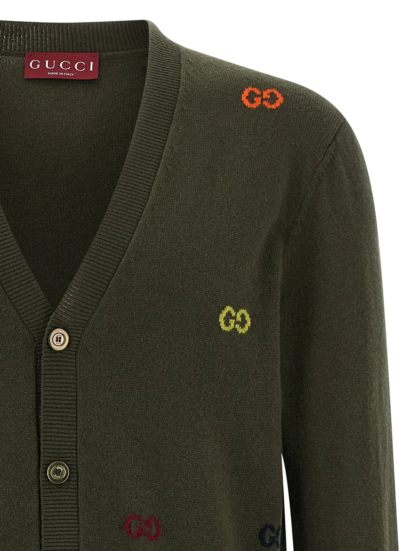 Gucci Bicolor Cashmere Cardigan - XL