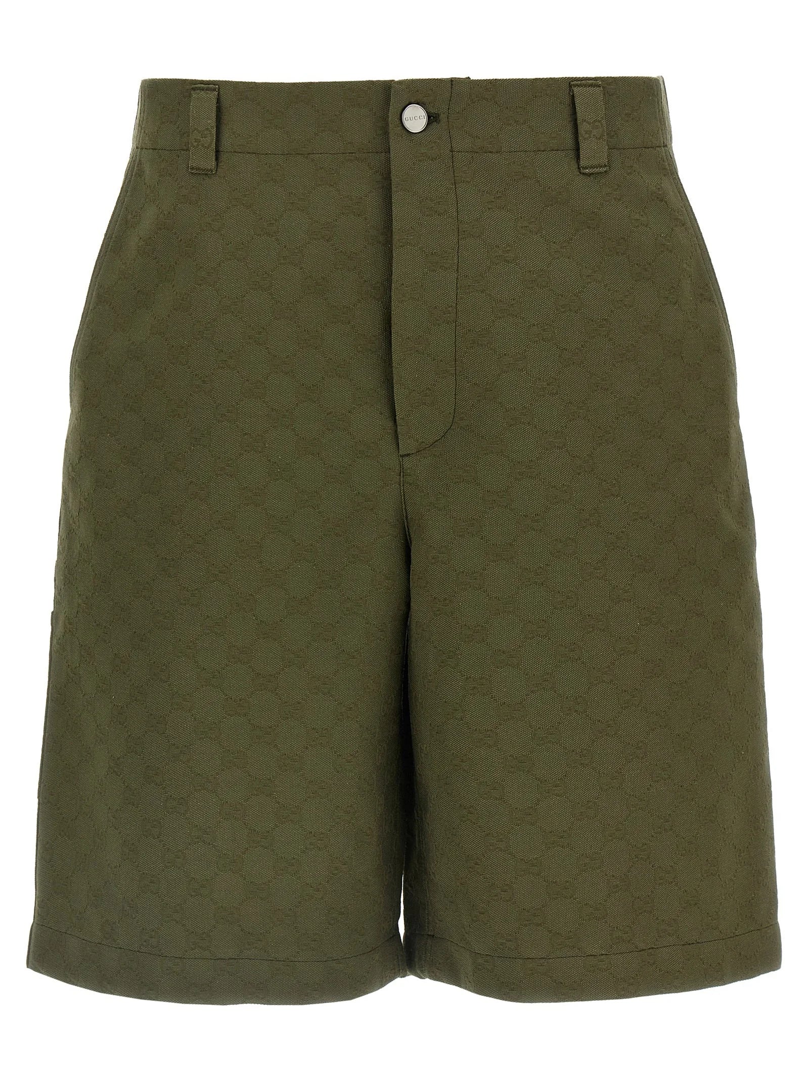 Gucci Bicolor Cotton Bermuda Shorts - IT50 | L