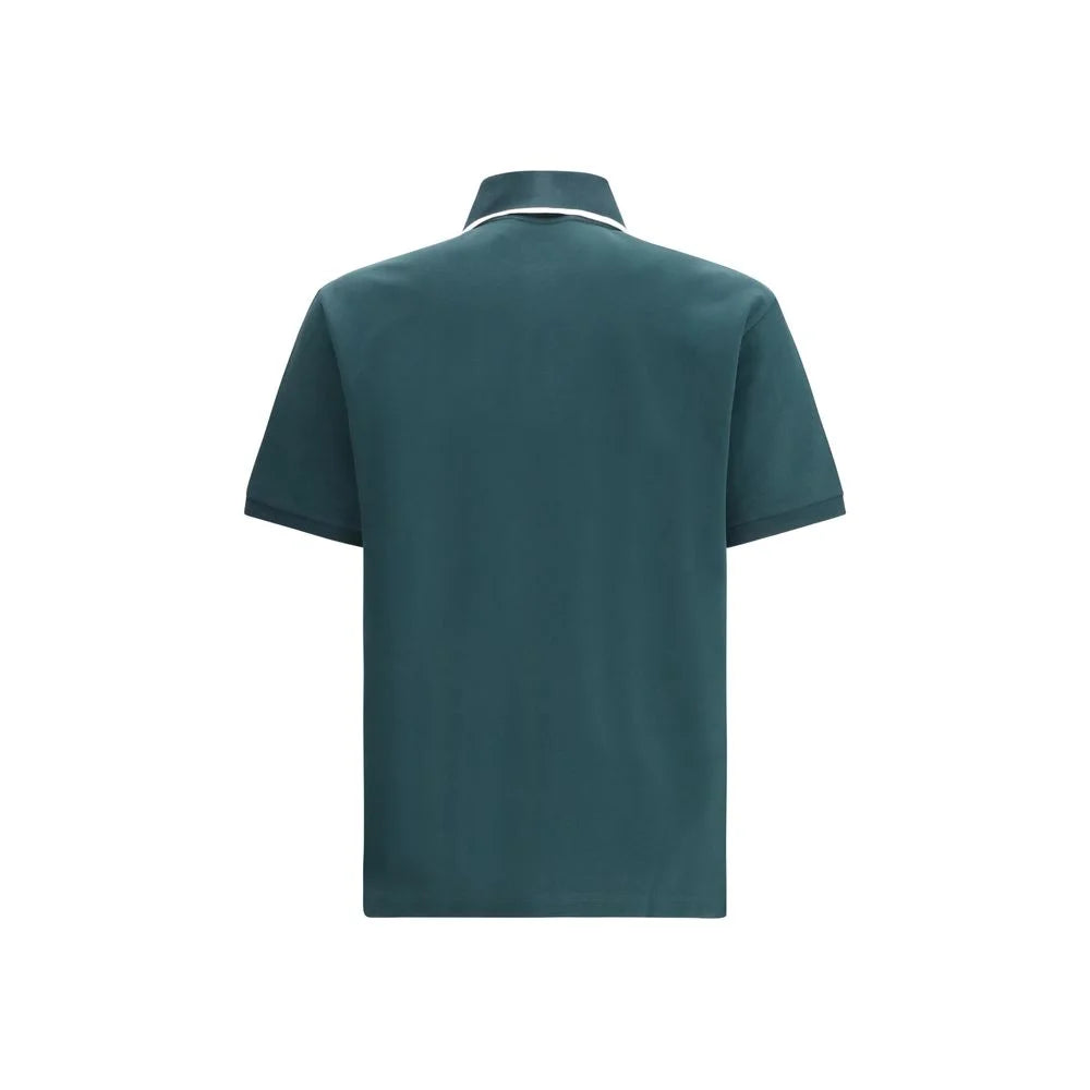 Gucci Bicolor Cotton Polo Shirt - M