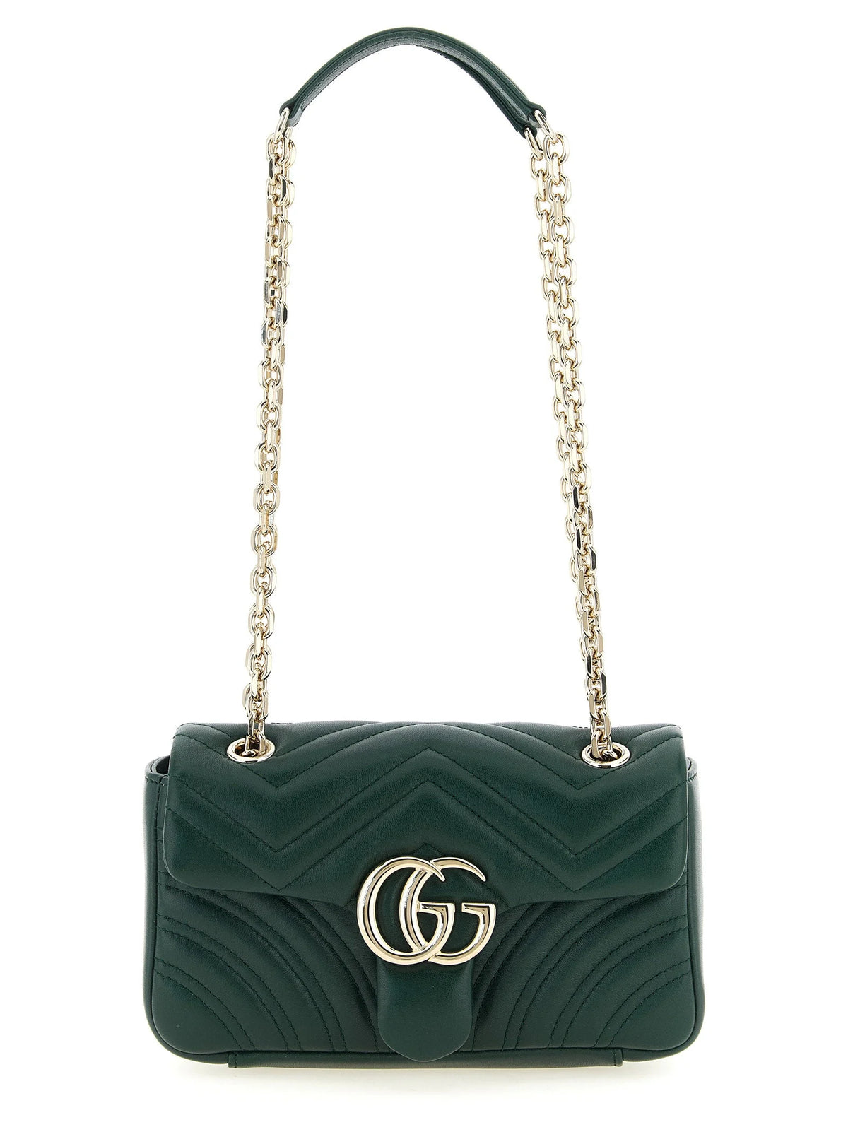 Gucci Bicolor Lamb Leather Shoulder Bag