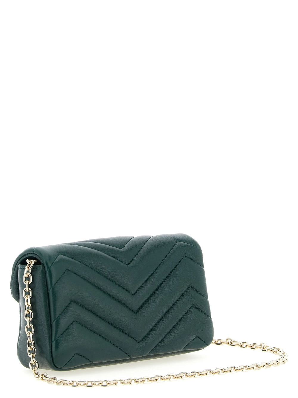 Gucci Bicolor Lamb Leather Shoulder Bag