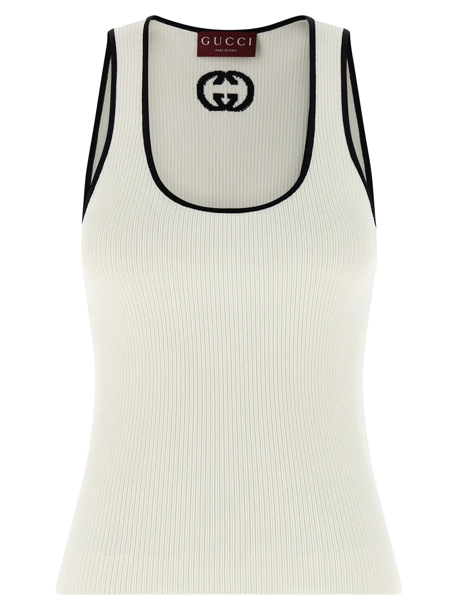 Gucci Bicolor Viscose Tank Tops