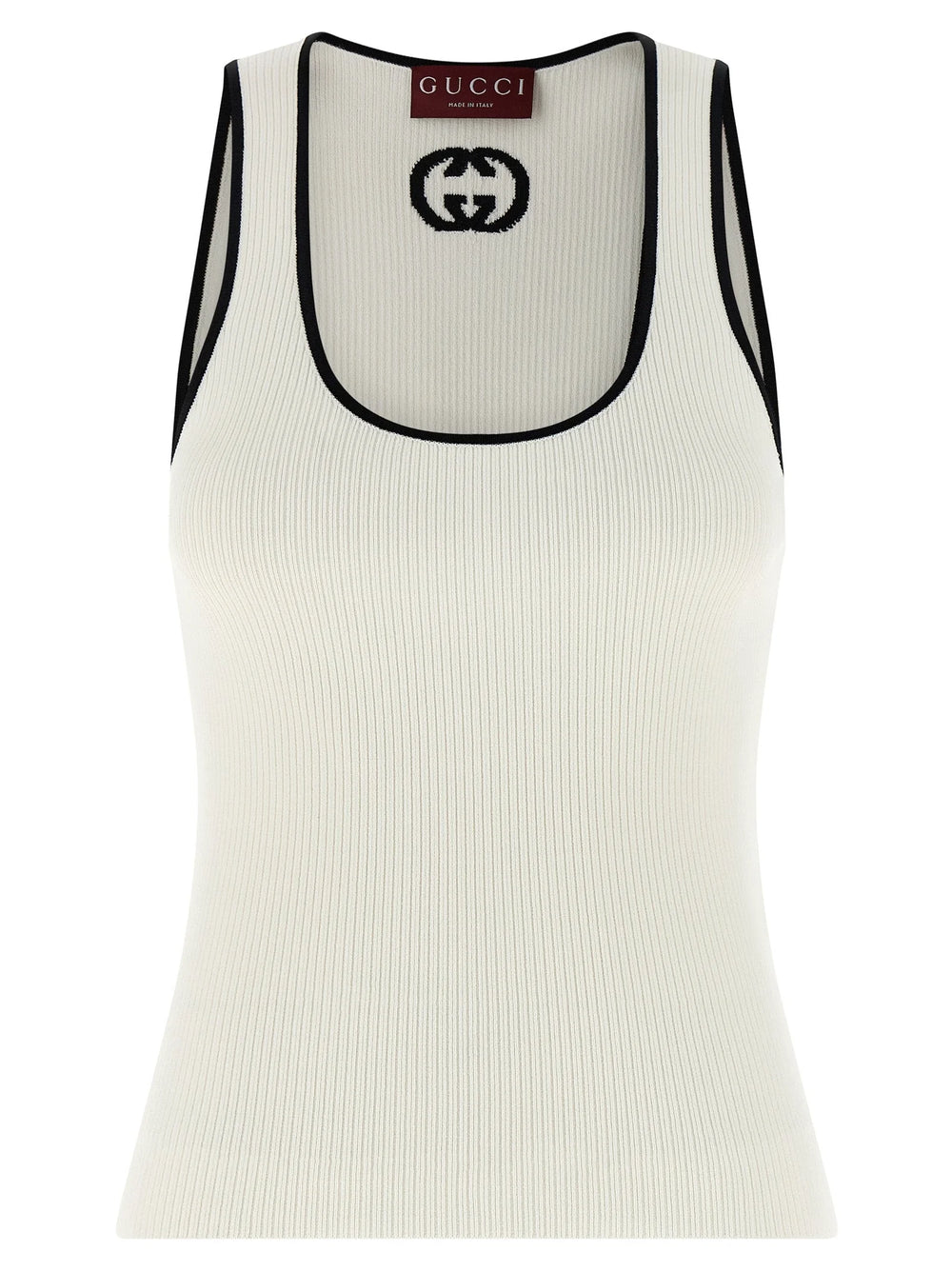 Gucci Bicolor Viscose Tank Tops
