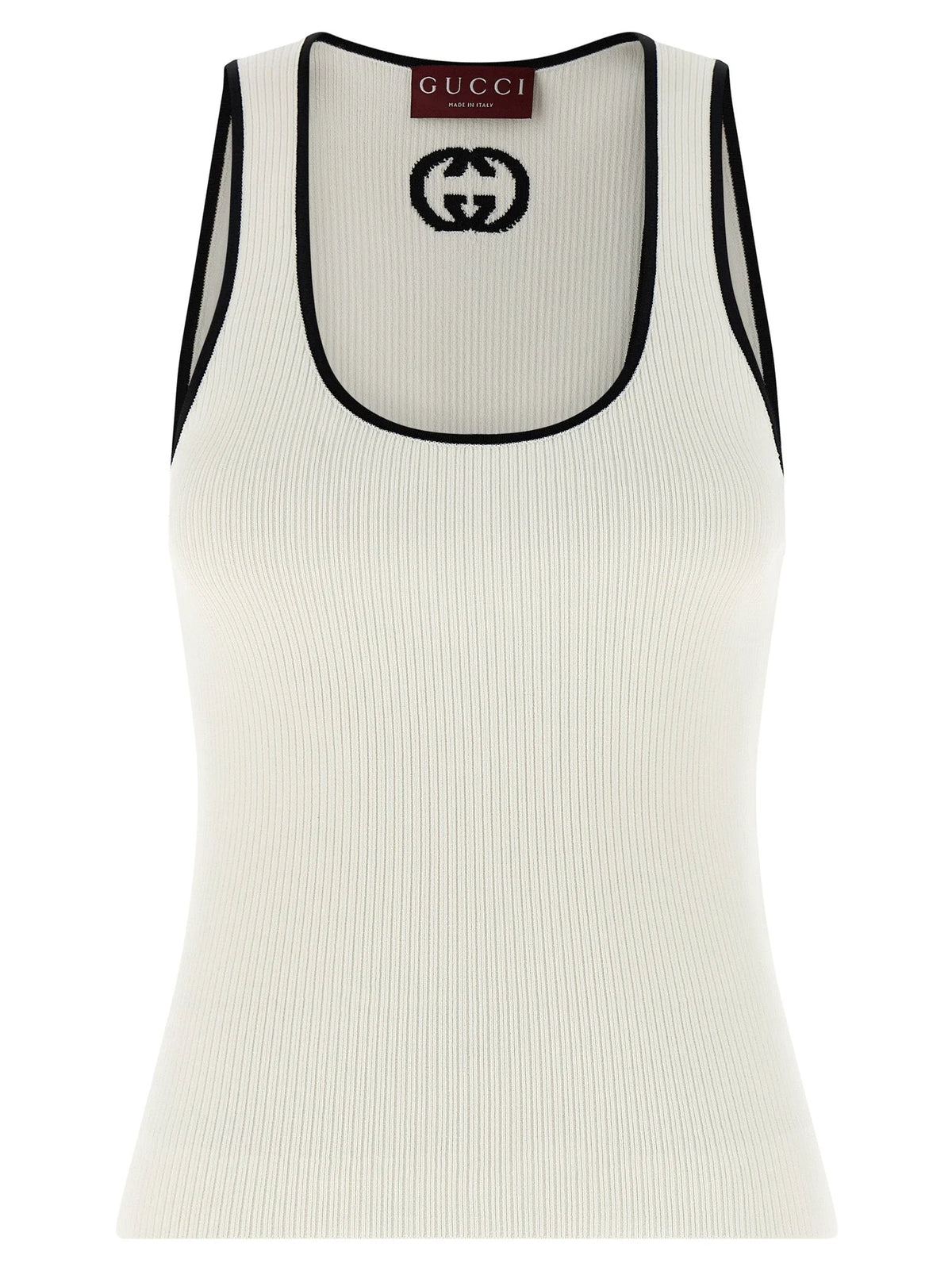 Gucci Bicolor Viscose Tank Tops