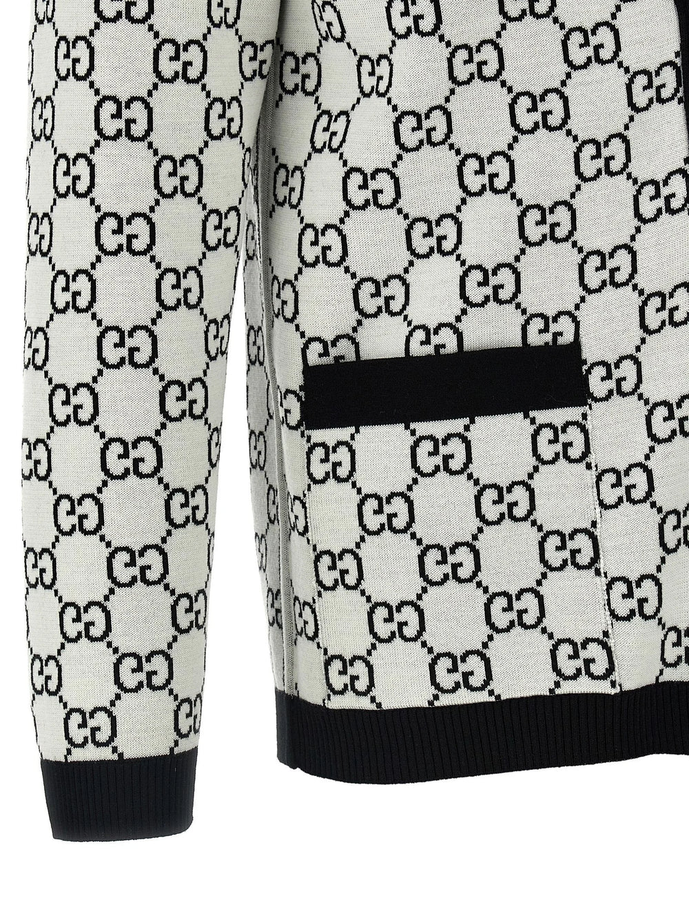 Gucci Bicolor Wool Cardigan - L