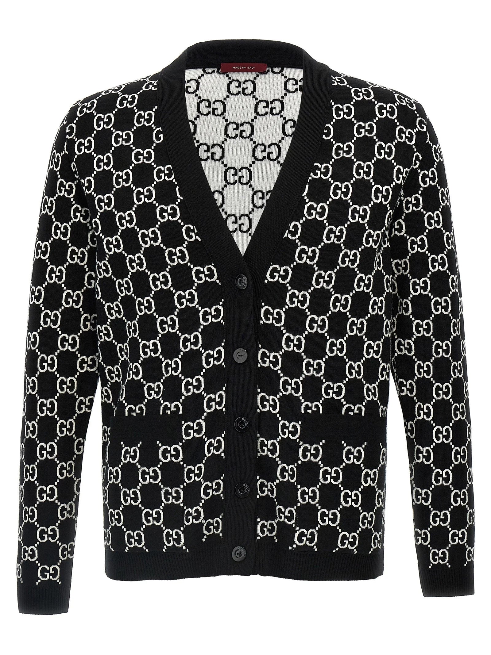 Gucci Bicolor Wool Cardigan - L