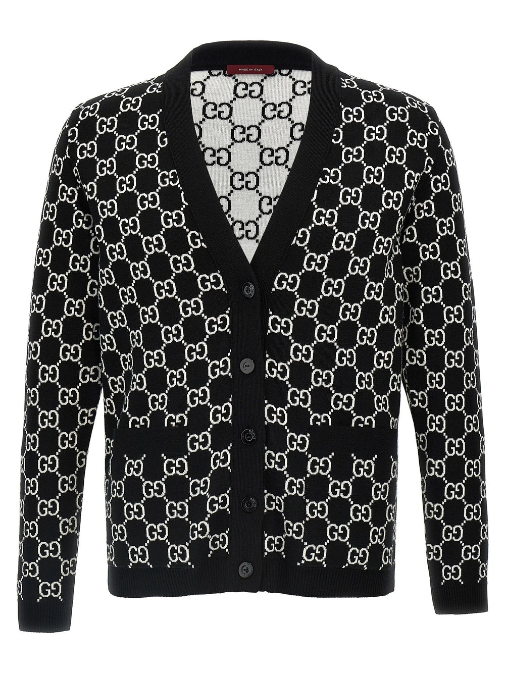 Gucci Bicolor Wool Cardigan - L