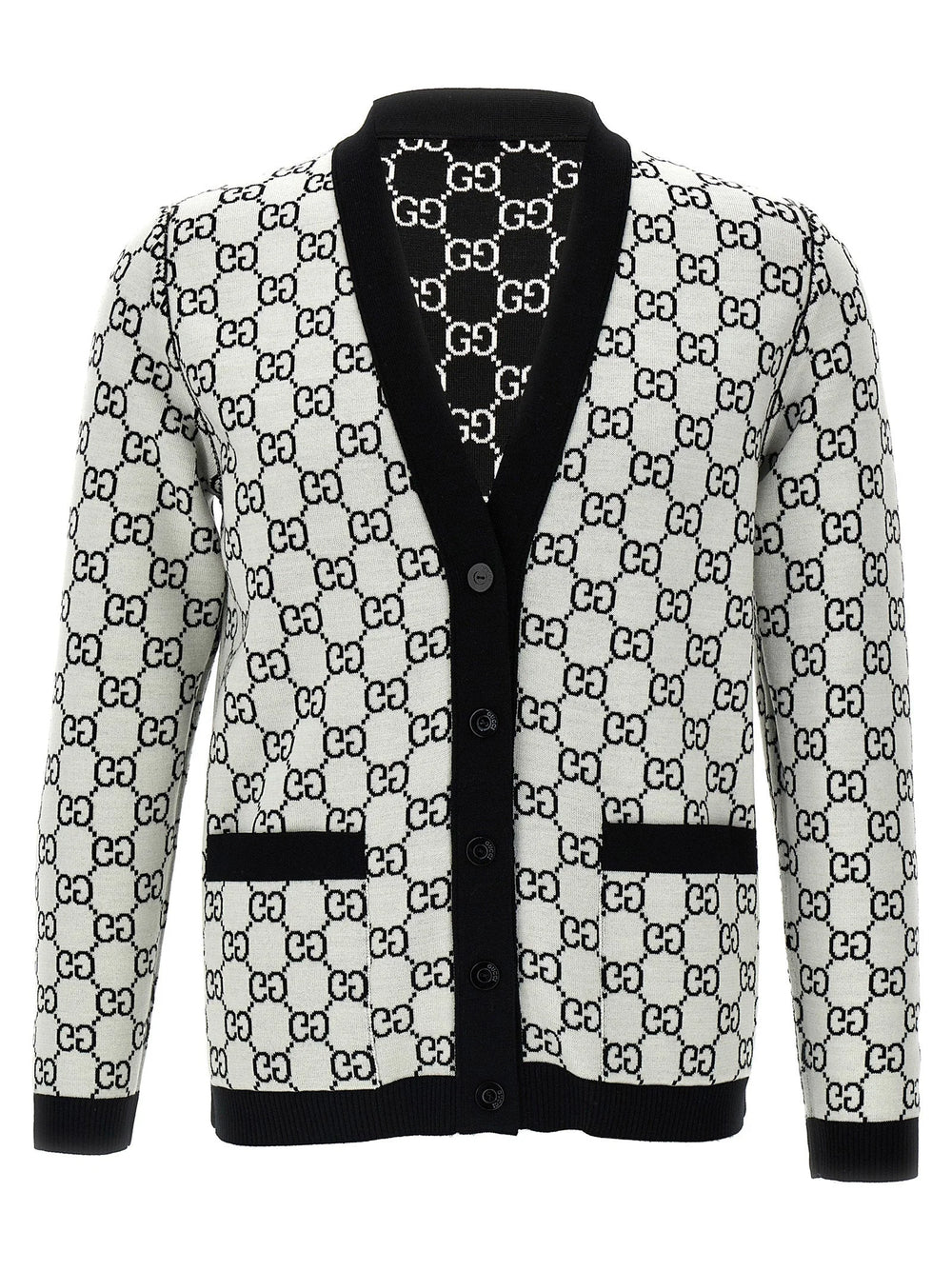 Gucci Bicolor Wool Cardigan - L