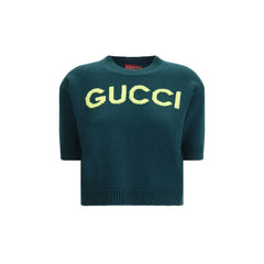 Gucci Dvoubarevný top z vlny - M