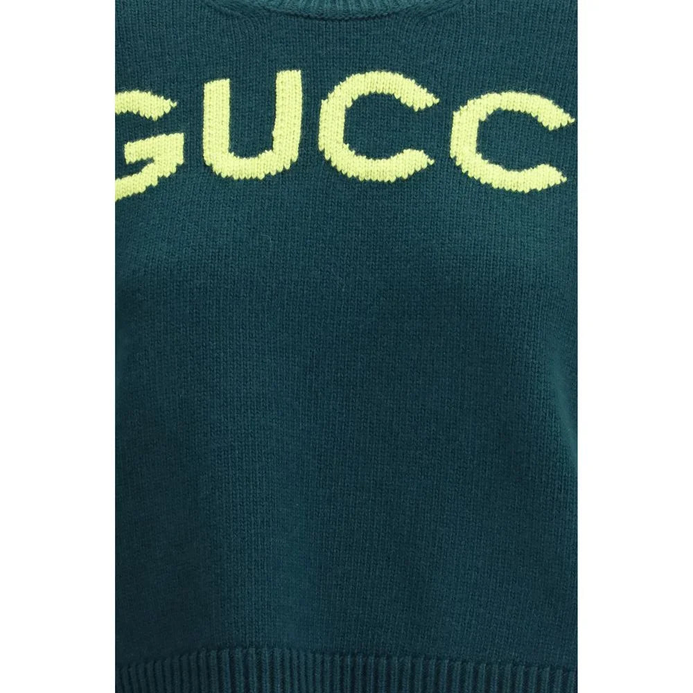 Gucci Dvoubarevný top z vlny - M