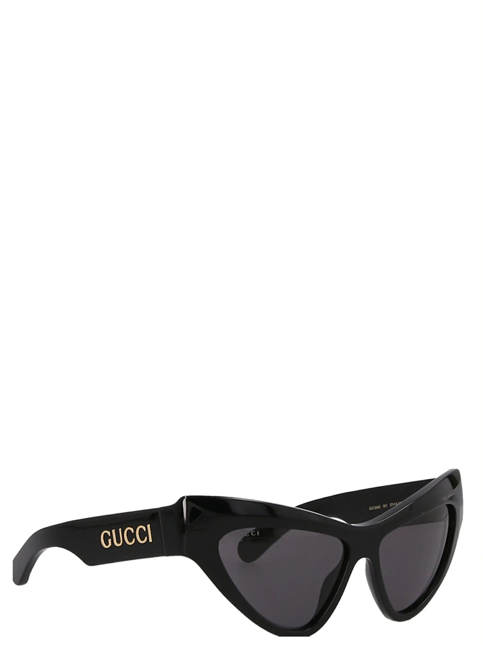 Gucci must atsetaatpäikeseprillid