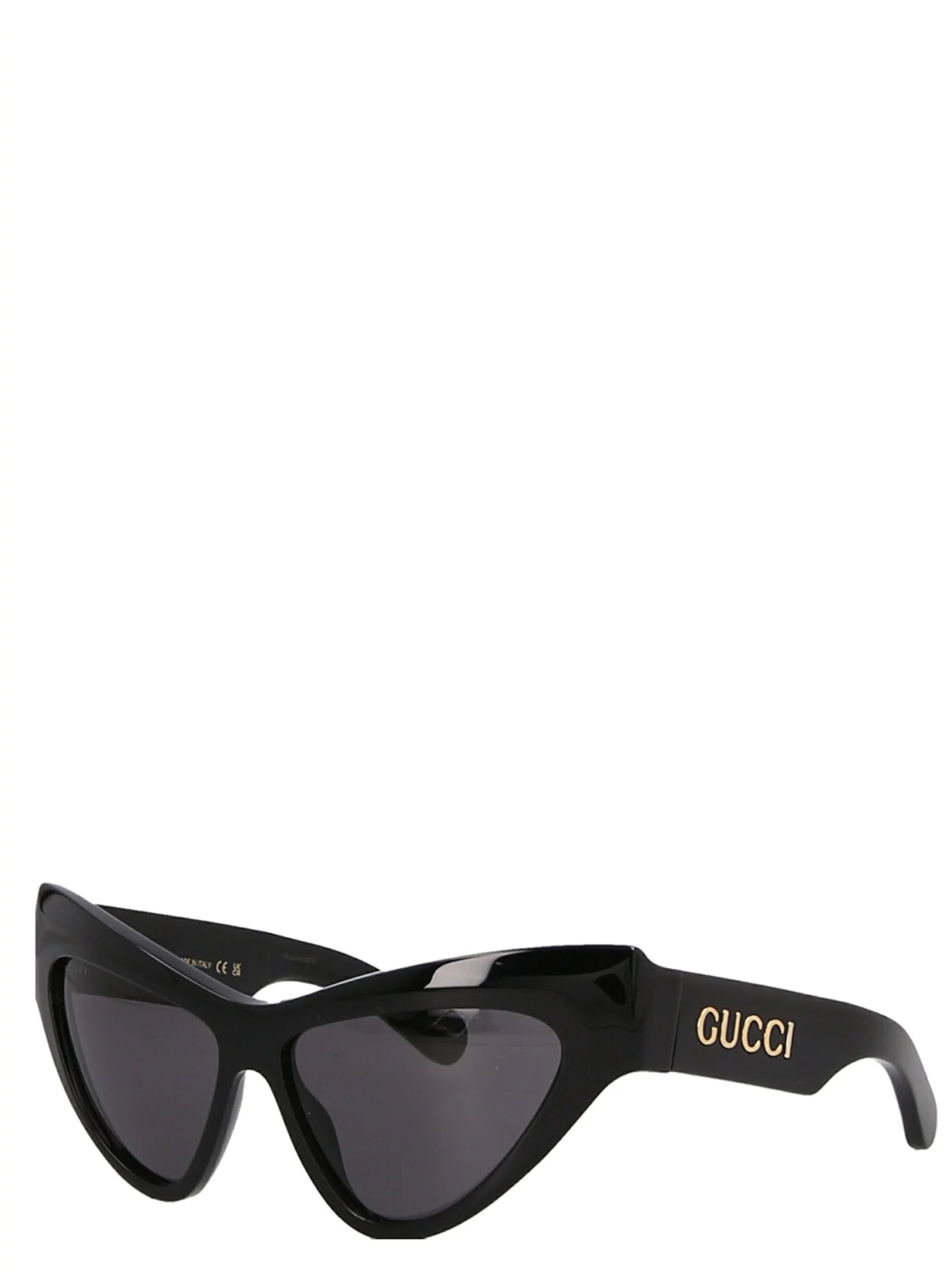 Gucci must atsetaatpäikeseprillid
