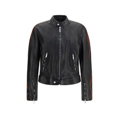 Gucci Black Buffalo Leather Bomber - IT46 | S