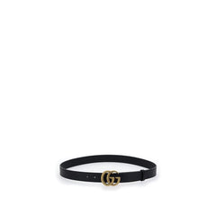 Gucci Black Calf Leather Bos Taurus Regular Belt - 115 cm / 46 Inches