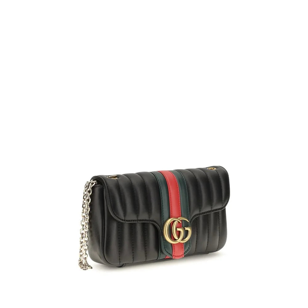 Gucci Black Calf Leather Bos Taurus Shoulder Bag