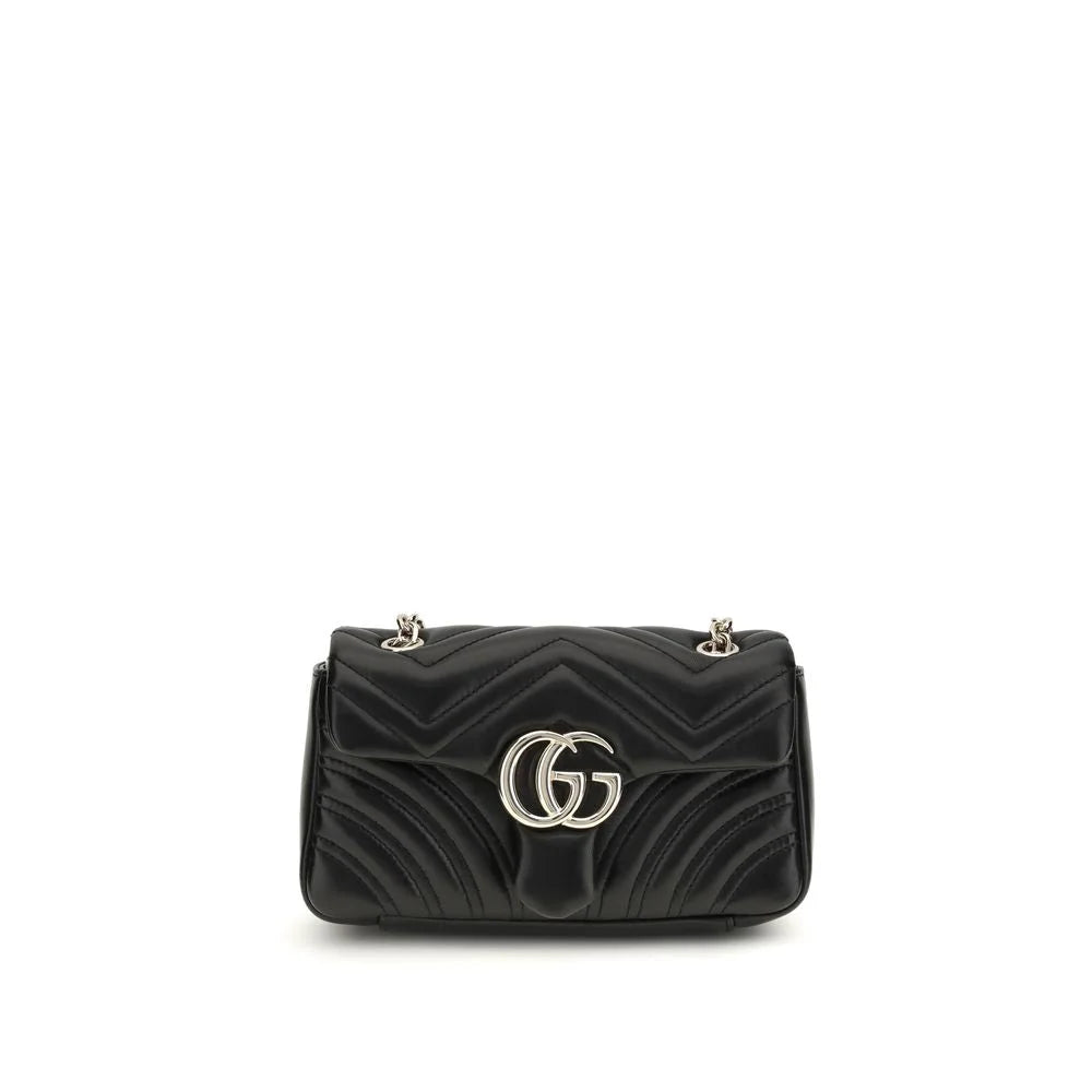 Gucci Black Calf Leather Bos Taurus Shoulder Bag
