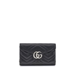 Gucci Černá kabelka přes rameno z telecí kůže Bos Taurus